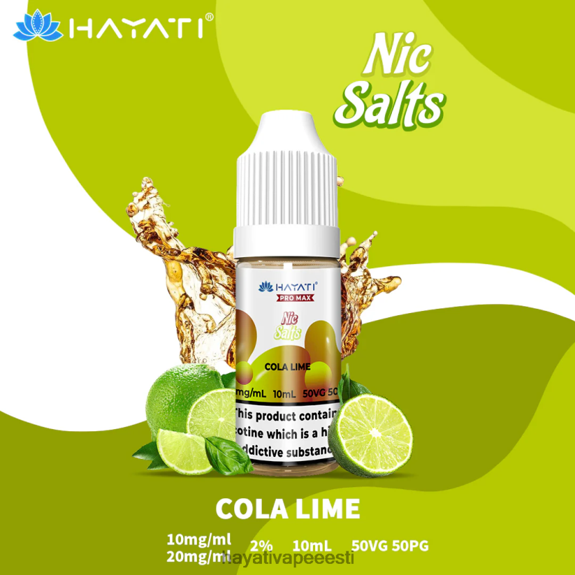 Hayati Flavours Eesti - Hayati Pro Max niksoolad koola laim N6LJBF237