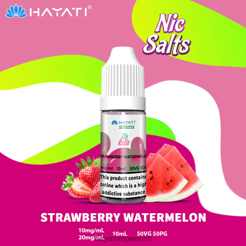 Hayati Vape Flavours - Hayati Pro Max niksoolad maasikas arbuus N6LJBF254