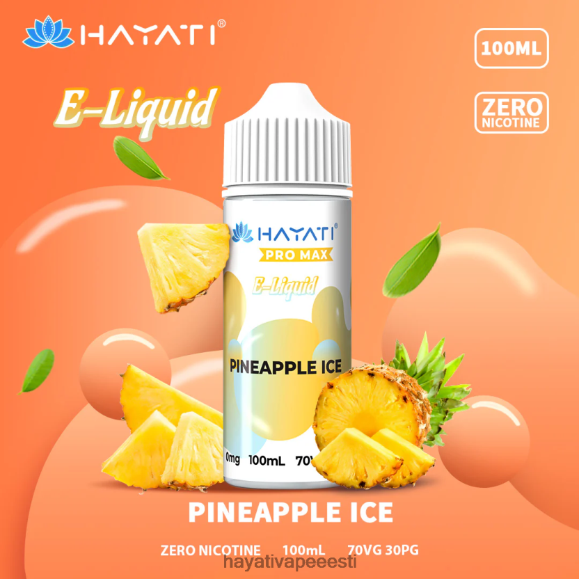 Hayati Vape Review - Hayati Pro Max niksoolad ananassi jää N6LJBF256