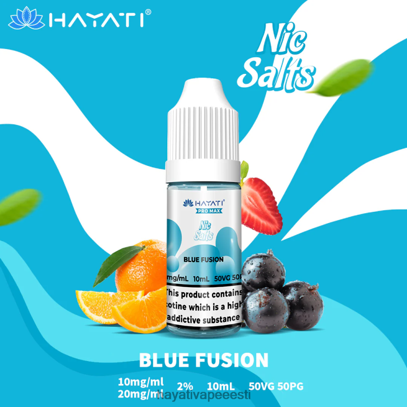 Hayati Vapes Wholesale - Hayati Pro Max niksoolad sinine fusioon N6LJBF229
