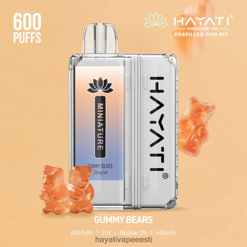 Hayati Flavours Eesti - Hayati Miniature 600 kaunakomplekti kummikarud N6LJBF37