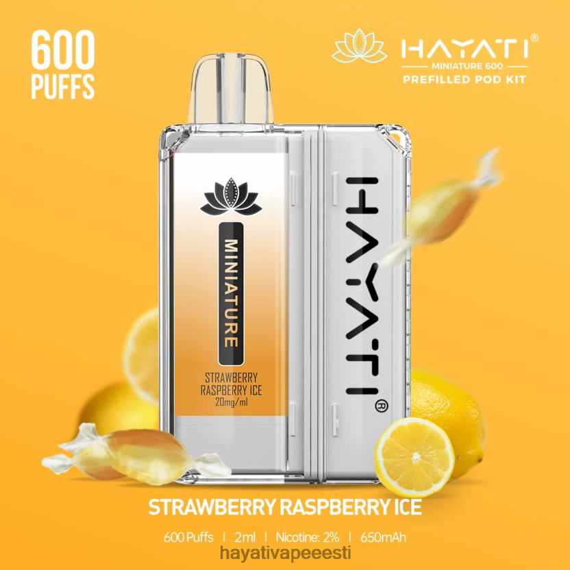 Hayati Flavours Eesti - Hayati Miniature 600 kaunakomplekti maasika vaarikajää N6LJBF47