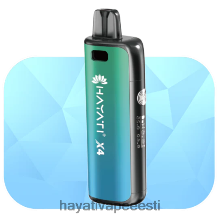 Hayati Vapes Wholesale - Hayati X4 korduvtäidetav taskusüsteem aurora roheline N6LJBF59