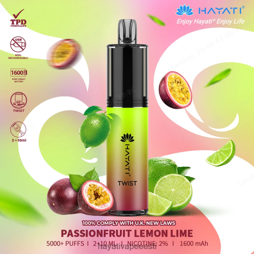 passionfruit sidruni laim