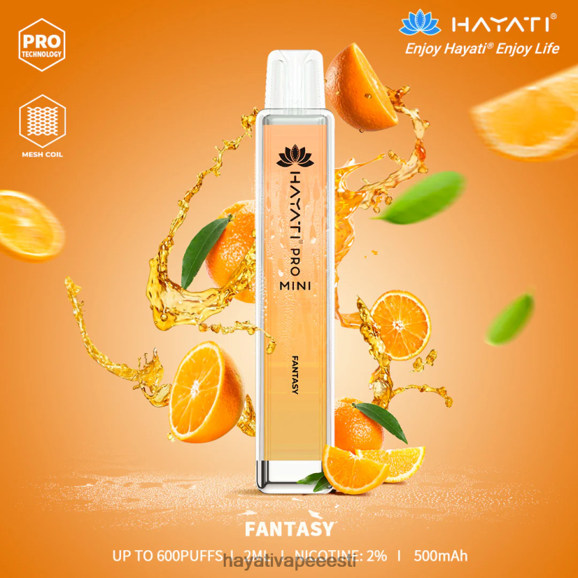 Hayati Flavours Eesti - Hayati Pro Mini ühekordselt kasutatavad fantaasia N6LJBF27